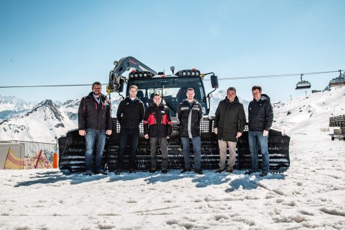 Richard Pechtl, Kilian Zinnecker, Mario Tschofen, Christian Paar, Franz Leikermoser und Martin Oberhammer.  Silvretta Montafon