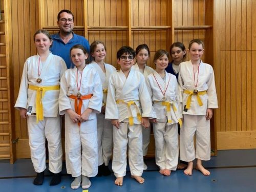Strahlende Gesichter bei den Judosportlern. JCM