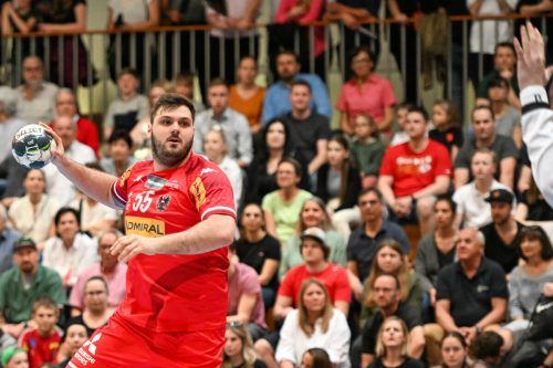Tobias Wagner traf im Rückspiel gegen Island sechs Mal. gepa