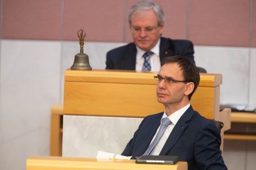 Wallner kündigte vor dem Sonderlandtag an, dass er an maximaler Aufklärung interessiert ist. Diese wünscht sich die Opposition bereits für die Sitzung. VN/Harti