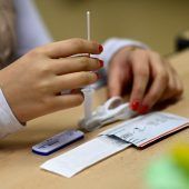 Infektionsrate an Schulen im Sinkflug