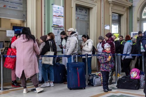 Zahlreiche Menschen aus der Ukraine sehen sich zur Flucht vor den Kämpfen in ihrer Heimat gezwungen.  AFP