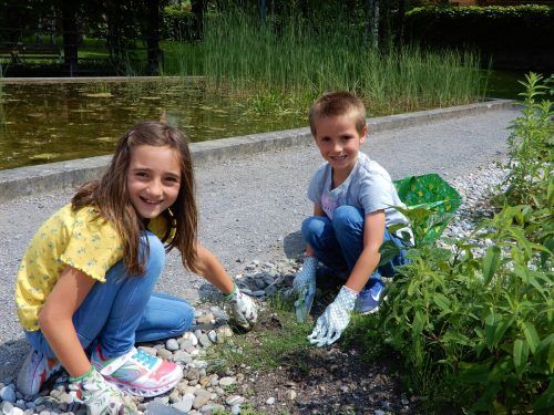 Ab Freitag wird im Kräutergarten der inatura wieder gemeinsam mit Kindern gegärtnert und gewerkelt.  cth