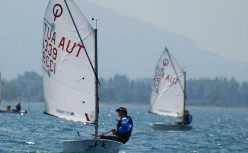 Carla Waltersdorfer vom YC Hard war bei der Schwerpunktregatta vor Bregenz die klare Nummer eins. VErein