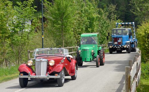 Das 19. Oldtimertreffen in Mellau geht am Samstag, 21. Mai, über die Bühne. mam