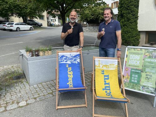 Jürgen Kuster und Herbert Bitschnau planen zahlreiche Veranstaltungen, die sich rund um die Themen Genuss und Regionalität drehen. STR