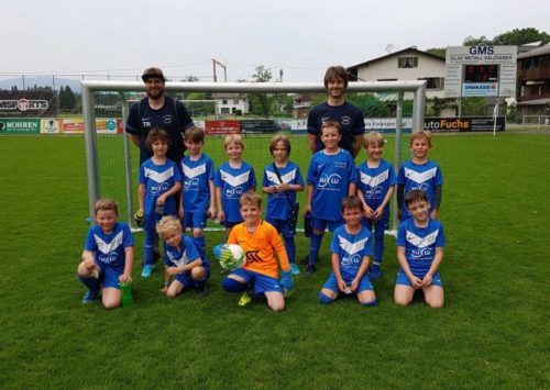 Das U8-Team der Admira war in Haselstauden im Einsatz.