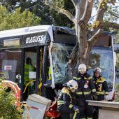 Verletzte nach schwerem Busunfall
