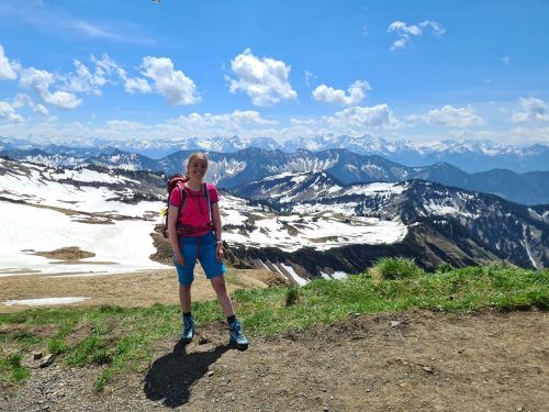 Der Hohe Freschen ist ein wahrhafter Aussichtsberg. Oliv