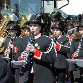 Platzkonzert für doppeltes Jubiläum beim Waldstadion Hard