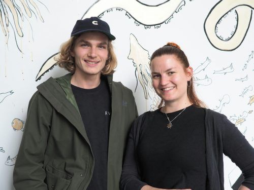 Die Fotografen Sebastian Ganahl und Eva Sutter waren ebenso dabei.
