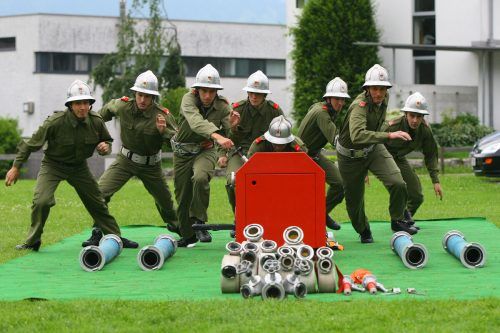 Zu ihrem 100-Jahr-Jubiläum ist die Feuerwehr Schnifis Gastgeberin der Landesfeuerwehrbewerbe 2022. Feuerwehr Schnifis