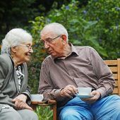 Oma und Opa auf Urlaub