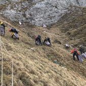 Bergung von Flugzeugtrümmern am Säntis