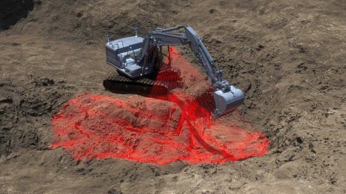 Die Visualisierung zeigt, wie das Sodex-System laufend die Ist-Situation scannt, um sie mit der Soll-Situation abzugleichen. Sodex