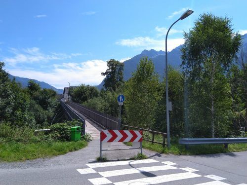 Eine großzügige Fußgänger- und Radwegbrücke ist in Planung. Stadt Bludenz