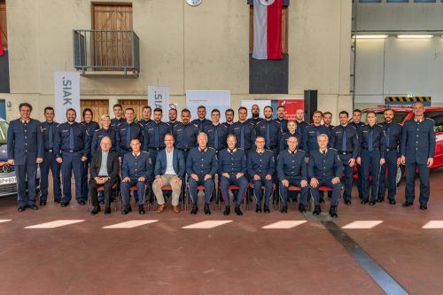 Feierliche Dekretübergabe in Feldkirch: Neun Frauen und 20 Männer schlossen ihre Polizeigrundausbildung erfolgreich ab.  polizei