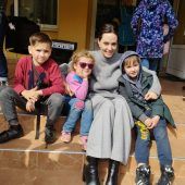 Angelina Jolie in der Ukraine