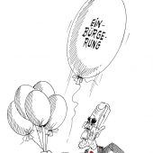 Der erste Wahlkampf-Luftballon!
