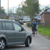 Gefahr für Kinder vor dem Kindergarten Am Schlatt