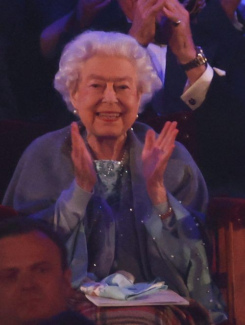 Genoss sichtlich die Show: Die 96-jährige Queen Elizabeth II. reuters