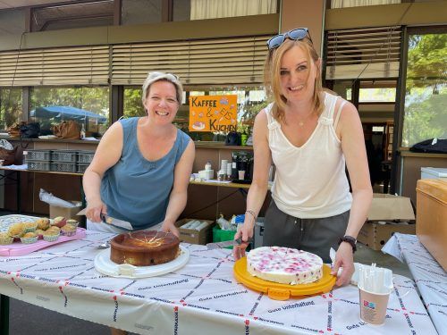 Insgesamt 14 Kuchen wurden beim Schulfest verspeist.