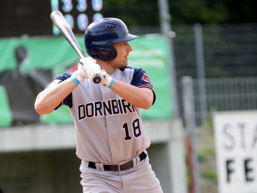 Jochen Pfister gelang in Spiel zwei im Extra-Inning der siegbringende Run.  Verein