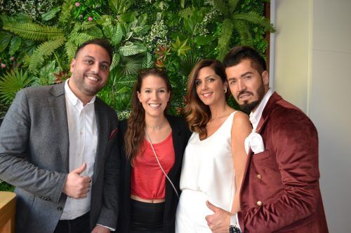 Kenny‘s-Gründer Kenan „Kenny“ Koc mit seiner Frau Laura Uzman Koc mit ihren Vorarlberger Partnern Sarah und Cem „Apo“ Atalay. BI