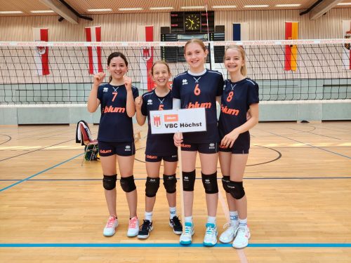 Layla Hodzic, Ella Meindl, Mia Ancevski und Nora Klehenz (v. l.). Verein