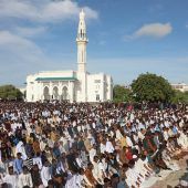 Muslime feiern Ramadan-Ende