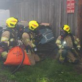 Übungszenario Bauernhofbrand