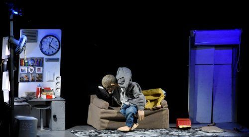 Neue Medien im Pupptentheater bei "Error404".