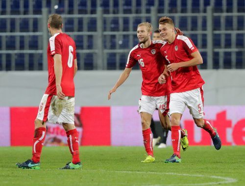 ÖFB-Kicker Philipp Lienhart und Konrad Laimer sind heute Gegner im Pokalfinale. ge