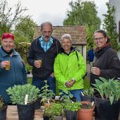 Pflanzentauschbörse in „Melittas Garten“