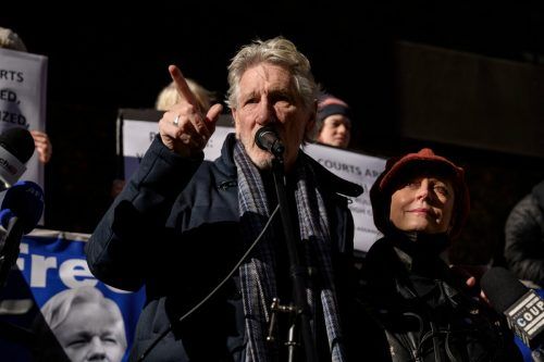 Roger Waters kämpft gegen die Abschiebung Assanges in die USA.  AFP/Jones