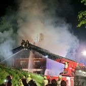 Großbrand in Hirschegg