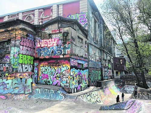 Street Art von Sprayern gehört auf der Schanze und im Karoviertel dazu. E. Rhomberg