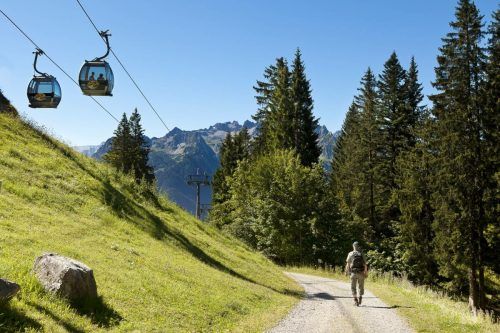 Wanderparadies Muttersberg. Stadt Bludenz