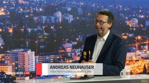 Andreas Neuhauser ist Kommunikationschef beim Vorarlberger Energieanbieter illwerke vkw.