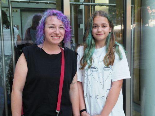 Anna Böggemann mit Tochter Alana.