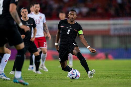 Auf Österreichs Teamkapitän David Alaba kommt heute in der Nations League mit Weltmeister Frankreich ein ganz dicker Brocken zu. apa
