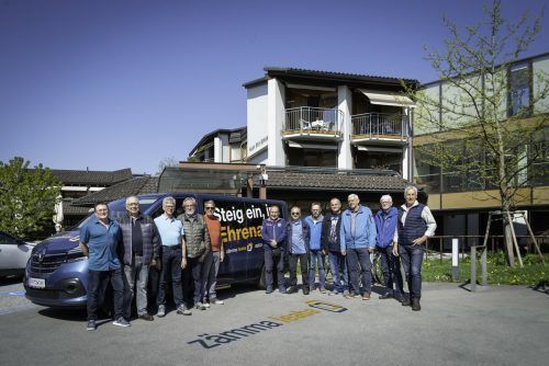 Das ehrenamtliche Fahrerteam der Initiative „zämma leaba“ besteht bereits seit 2008. MArtin Wasler