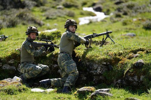 Das Hochgebirgs-Jägerbataillon 23 bei der Übung „Veronika“ in Tirol. Es wurden Terroreinheiten im Gebirge bekämpft. Bundesheer/Winkler Josef