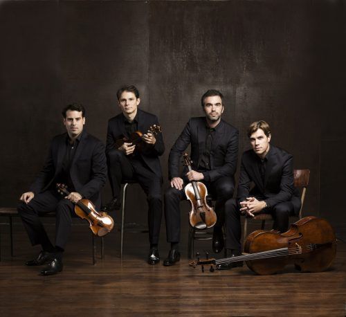 Das Modigliani Quartett erzeugt Aufsehen mit dem Programm in Hohenems und Schwarzenberg.  Schubertiade/Braquet