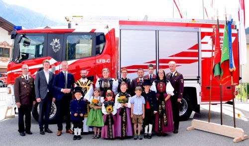 Das neue Einsatzfahrzeug der Ortsfeuerwehr St. Gallenkirch wurde feierlich eingeweiht. SCO