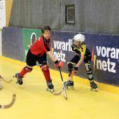 Dornbirns Rollhockey-Nachwuchs legte bei ÖM-Hinspielen vor