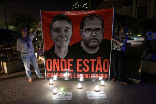 Der britische Journalist Dom Phillips und der Indigenen-Experte Bruno Pereira sind seit vergangenem Sonntag vermisst.  AFP