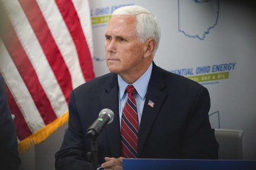 Der damalige US-Vizepräsident blieb trotz der Gewalt im Gebäude.  AP