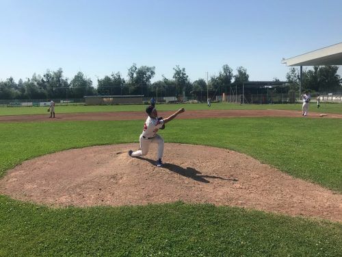 Der japanische Import-Pitcher Hokuto Kanai machte seinen Job gut! Hard Bulls Baseball