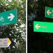 Ein Rastplatz am Radweg statt tückischer Unfallkurve